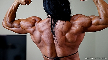 Patti Hanson hard Female Muscle ​MuscleAngels.com