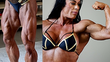 Patti Hanson hard Female Muscle ​MuscleAngels.com